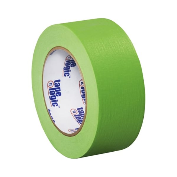 Tape Logic Masking Tape, 2x60 yd., PK12, 2" W x 60 yds L, Light Green, 12 PK T93700312PKA - main
